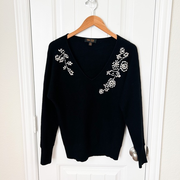 TRUTH by Republic Sweaters - TRUTH by Republic Embellished Sweater Size Small
